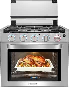 Tomichef Gas Range with Oven