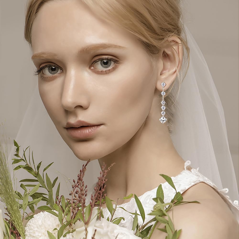 Diamond Drop Earrings