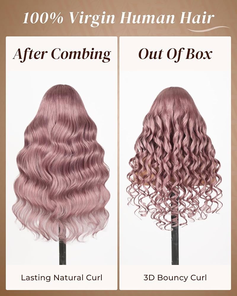 Lavender Wave Wig