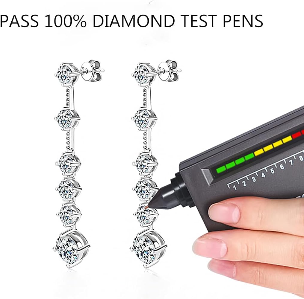 Diamond Drop Earrings