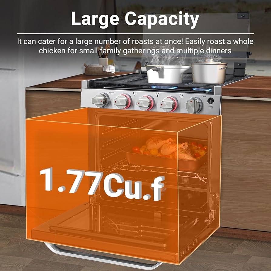 Tomichef Gas Range with Oven