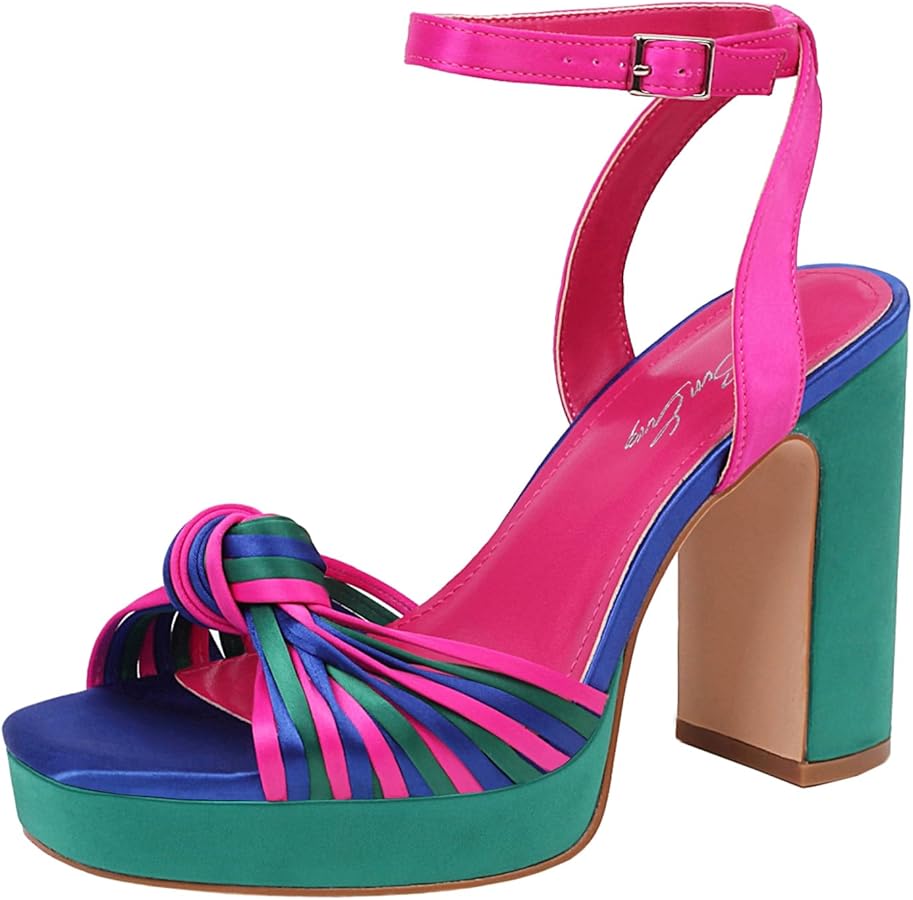 Platform Block Heel Sandals