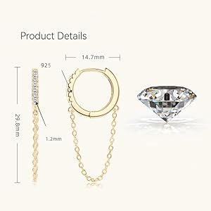 Chain Hoop Earrings