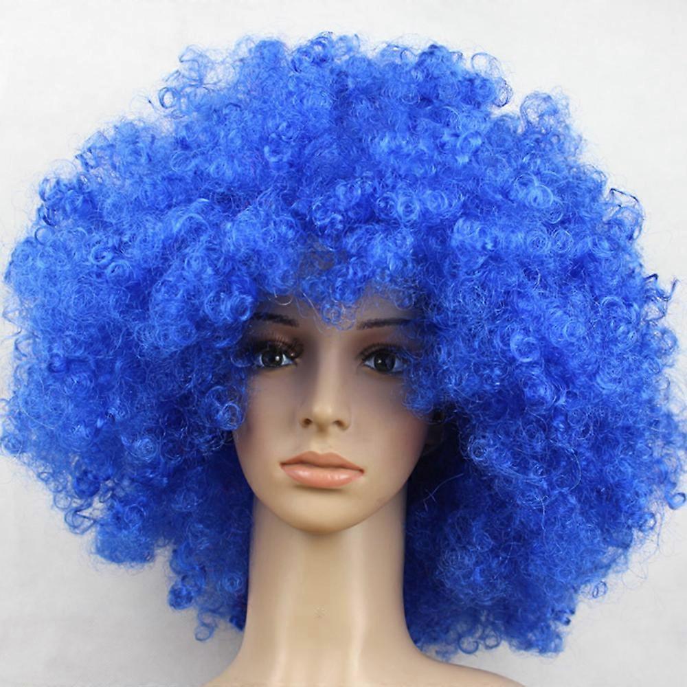 Blue Afro Wig