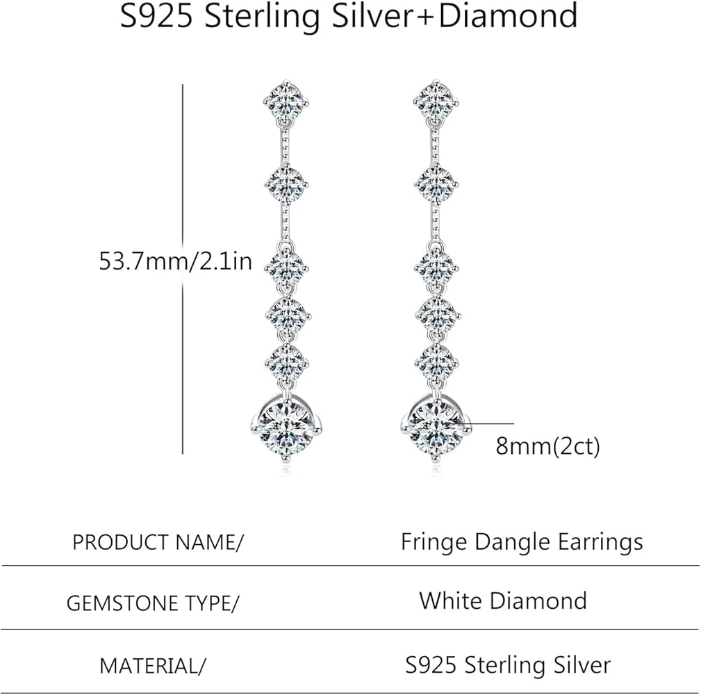 Diamond Drop Earrings