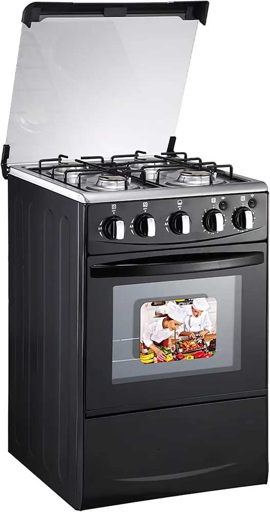 4-Burner Gas Cooker with Oven